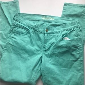 Teal Old Navy Rockstar Skinny Jeans